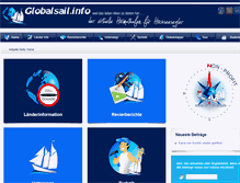 Tablet Screenshot of globalsail.info